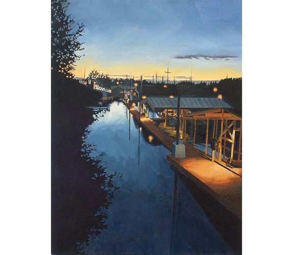 "Columbia River Marina" - Rose Belknap